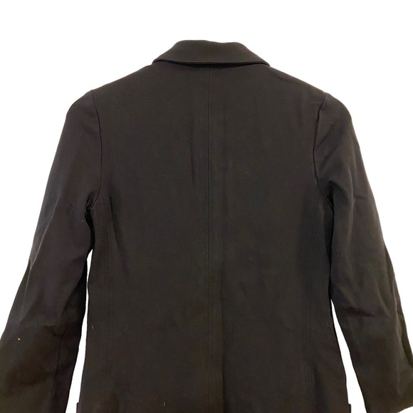 Theory Erimenthia Three-Quarter Black Sleeve Fixture Ponte Shirt Minidress Small - Picture 7 of 11